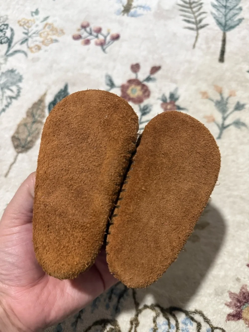 Minnetonka Kids Brown Suede Fringe Moccasins